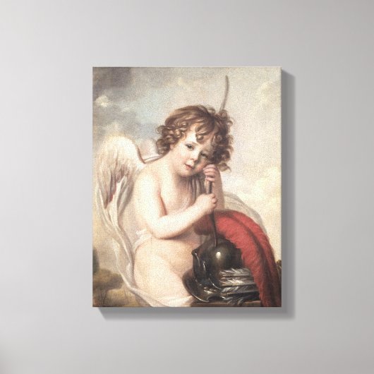 ポートレートのマスターOswald Fawcett as Cupid (油オン) キャンバスプリント (正面)