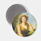 ポートレートのマダムデュバリー マグネット (正面/裏面)