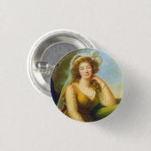 ポートレートのマダムデュバリー 缶バッジ (正面&裏面)