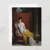 ポートレートのマダムレカマイヤー ポストカード (正面/裏面)