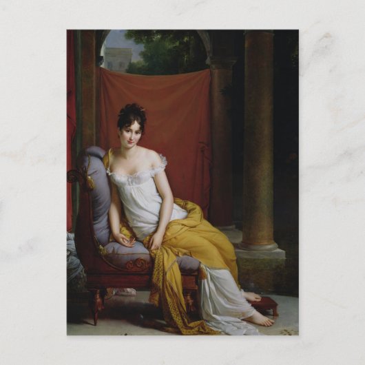 ポートレートのマダムレカマイヤー ポストカード (正面)