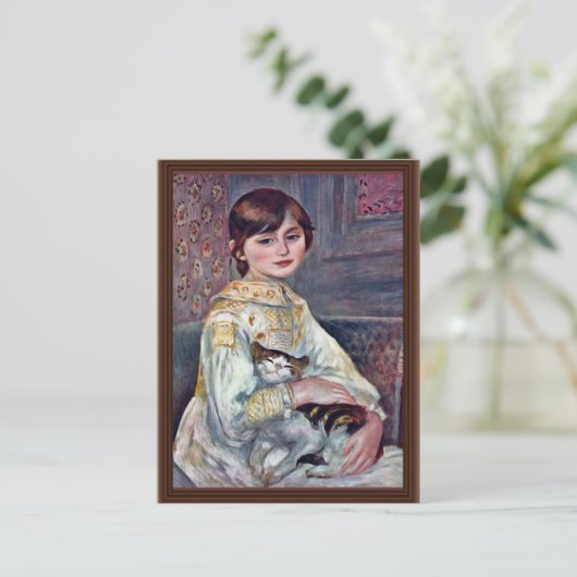 ポートレートのマドモワゼルジュリーマネ ポストカード (スタンド正面)