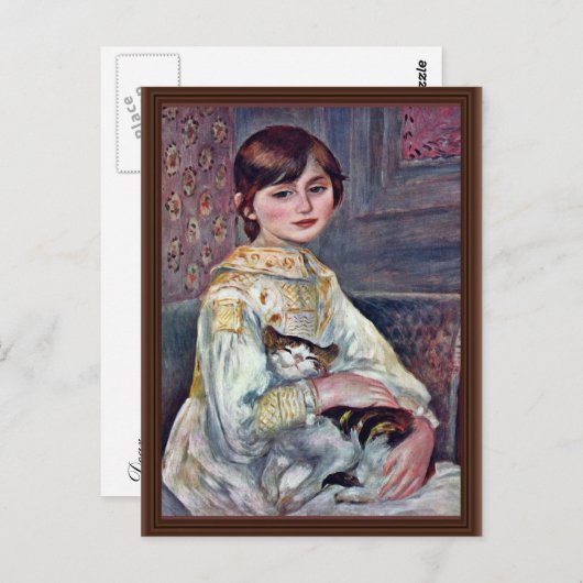 ポートレートのマドモワゼルジュリーマネ ポストカード (正面/裏面)