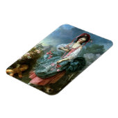 ポートレートのマドモワゼルGuimardとしてTerpsichore, c マグネット (左側)