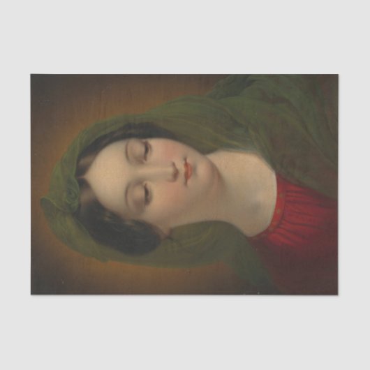 ポートレートのマドンナバイミハエル・ストロジ 薄葉紙 (正面)