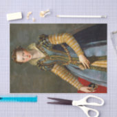 ポートレートのマリア・デ・メディチby Alessandro Allori 薄葉紙 (クラフト)