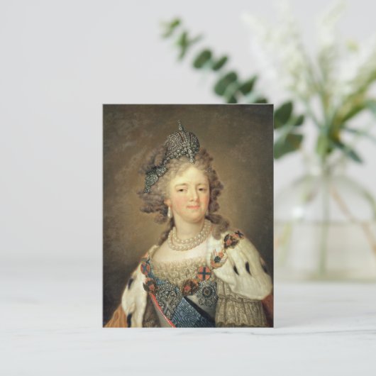 ポートレートのマリア・フィョドロヴナ ポストカード (スタンド正面)