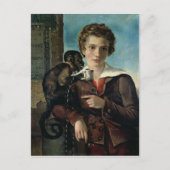 ポートレートのマリウスプチパinバレエ ポストカード (正面)