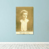 ポートレートのマリー・キュリー キャンバスプリント (インサイチュ (ウッドフロア))