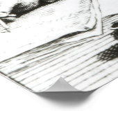 ポートレートのミゲルデセルバンテスサヴェドラ ポスター (角)