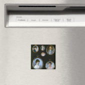 ポートレートのミニチュア、LtoRおよびToB: Sir Thomaから マグネット (インサイチュ (食洗機))
