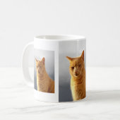 ポートレートのメルリン猫 コーヒーマグカップ (正面左)