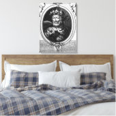 ポートレートのメロヴェッキキングオブザリェンフランク キャンバスプリント (インサイチュ (寝室))