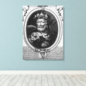 ポートレートのメロヴェッキキングオブザリェンフランク キャンバスプリント (インサイチュ (ウッドフロア))