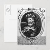 ポートレートのメロヴェッキキングオブザリェンフランク ポストカード (正面/裏面)