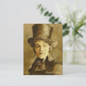 ポートレートのルドルフ・ヴァレンティノアートハガキ ポストカード (スタンド正面)