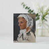 ポートレートのルノアールの母ファインアート ポストカード (スタンド正面)