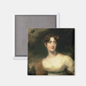 ポートレートのレディーエミリー・ハリエット・ウェルズリー・ポール マグネット (正面/裏面)