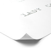 ポートレートのレディーキャロリンラム ポスター (角)