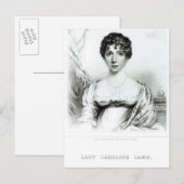 ポートレートのレディーキャロリンラム ポストカード (正面/裏面)