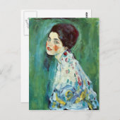 ポートレートのレディーバイグスタフクリムト ポストカード (正面/裏面)