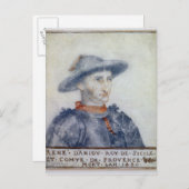 ポートレートのレネ1デュークオブアンジュ ポストカード (正面/裏面)
