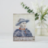 ポートレートのレネ1デュークオブアンジュ ポストカード (スタンド正面)