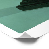 ポートレートのヴィクトル・ウゴ頭（1802年～85年）（青銅） ポスター (角)