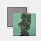 ポートレートのヴィクトル・ウゴ頭（1802年～85年）（青銅） マグネット (正面/裏面)