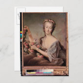 ポートレートの伯爵夫人デュバリー ポストカード (正面/裏面)