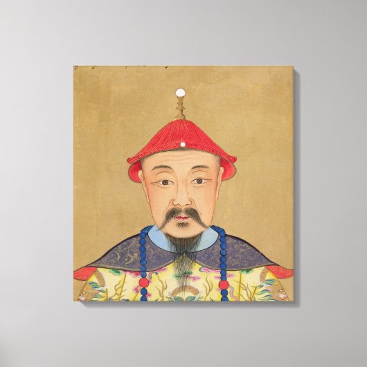 ポートレートの唐津神チェTsou（1638年～61年） キャンバスプリント (正面)