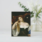 ポートレートの女のトイレ, 1512-15 ポストカード (スタンド正面)