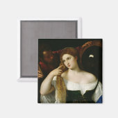 ポートレートの女のトイレ， 1512-15 マグネット (正面/裏面)