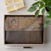 ポートレートの女の子と彼女の犬のデコパージュ紙 薄葉紙 (ギフト)