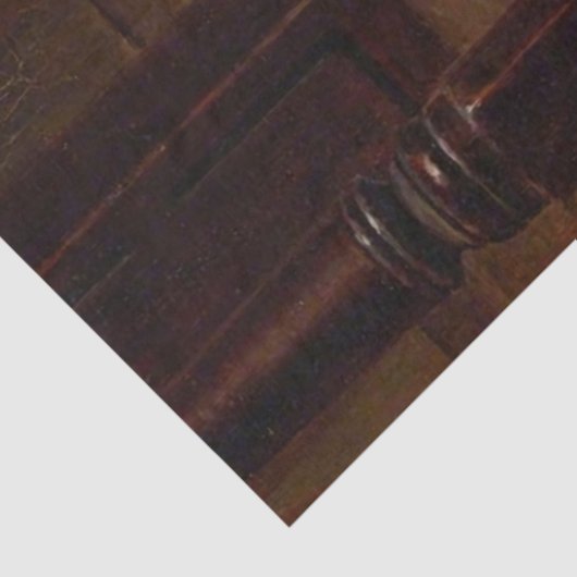 ポートレートの女の子と彼女の犬のデコパージュ紙 薄葉紙 (詳細)