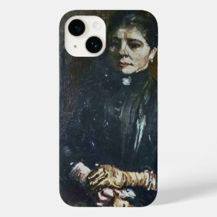 ポートレートの女性がゴッホ絵画に着席 Case-Mate iPhone 14ケース