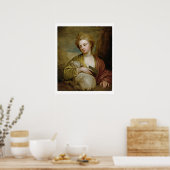 ポートレートの女性としての聖アグネス，伝統的にid ポスター (キッチン)