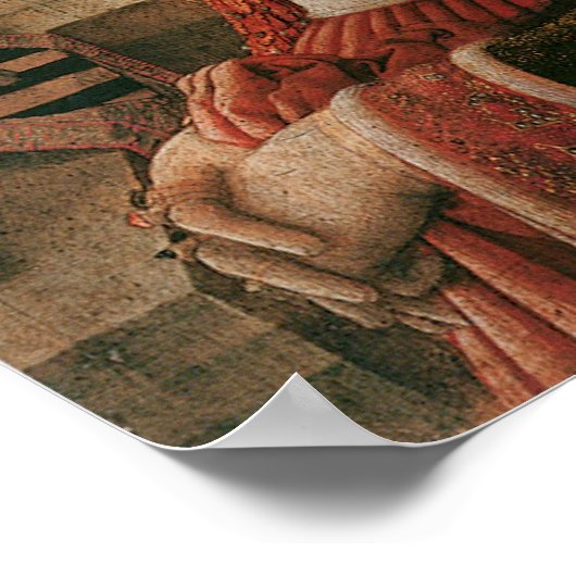 ポートレートの女性と男の棺に入る， c.1440 ポスター (角)