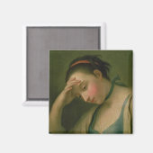 ポートレートの女性2 マグネット (正面/裏面)