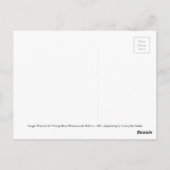 「ポートレートの少女もこ」 ポストカード (裏面)