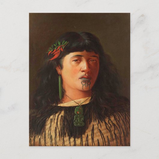 「ポートレートの少女もこ」 ポストカード (正面)