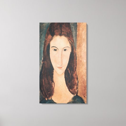 ポートレートの少女 キャンバスプリント (正面)