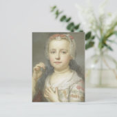 ポートレートの少女 ポストカード (スタンド正面)