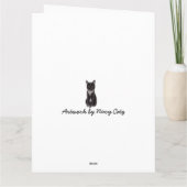 ポートレートの幽霊、ハロウィーン カード (裏面)