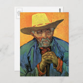 ポートレートの忍耐エスカレーターbyビンセント・ヴァン・ゴッホ ポストカード (正面/裏面)