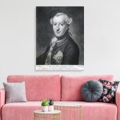 ポートレートの最も落ち着いたチャールズ殿下 キャンバスプリント (インサイチュ (リビング))