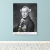 ポートレートの最も落ち着いたチャールズ殿下 キャンバスプリント (インサイチュ (ウッドフロア))