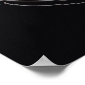 ポートレートの猫顔- AI生成 ポスター (角)