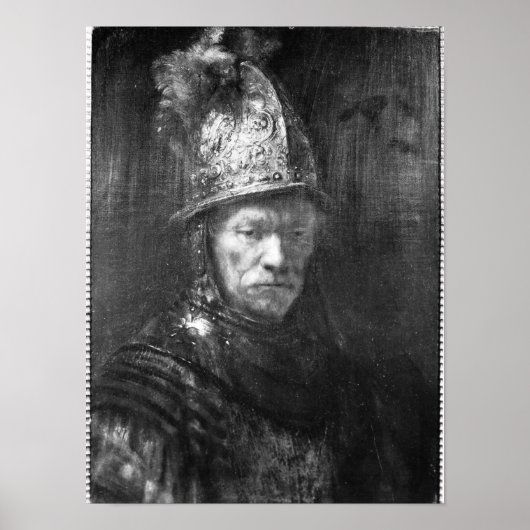 ポートレートの男の黄金の兜, 1648 ポスター (正面)