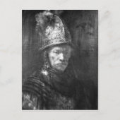 ポートレートの男の黄金の兜, 1648 ポストカード (正面)